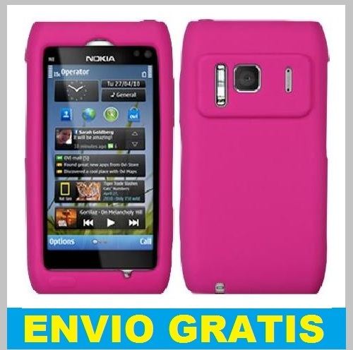 FUNDA SILICONA PARA NOKIA N8 FUCSIA